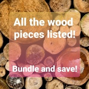 Vintage wood pieces!